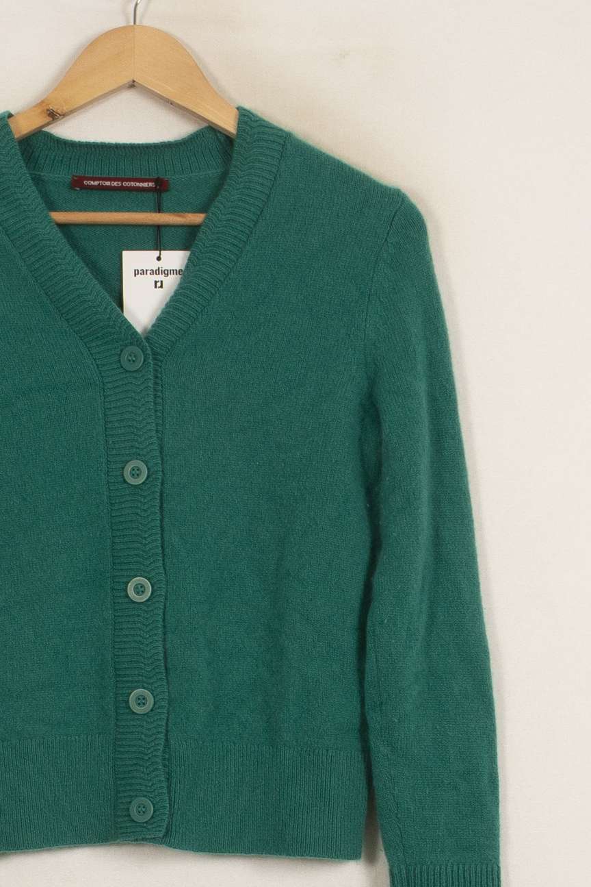 Cardigan Vert - Taille M/38 de la marque Comptoir des Cotonniers | PARAD36091 - Vendu par Paradigme - Image 3