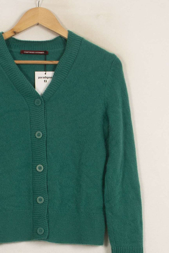 Cardigan Vert - Taille M/38 de la marque Comptoir des Cotonniers | PARAD36091 - Vendu par Paradigme - Image 3