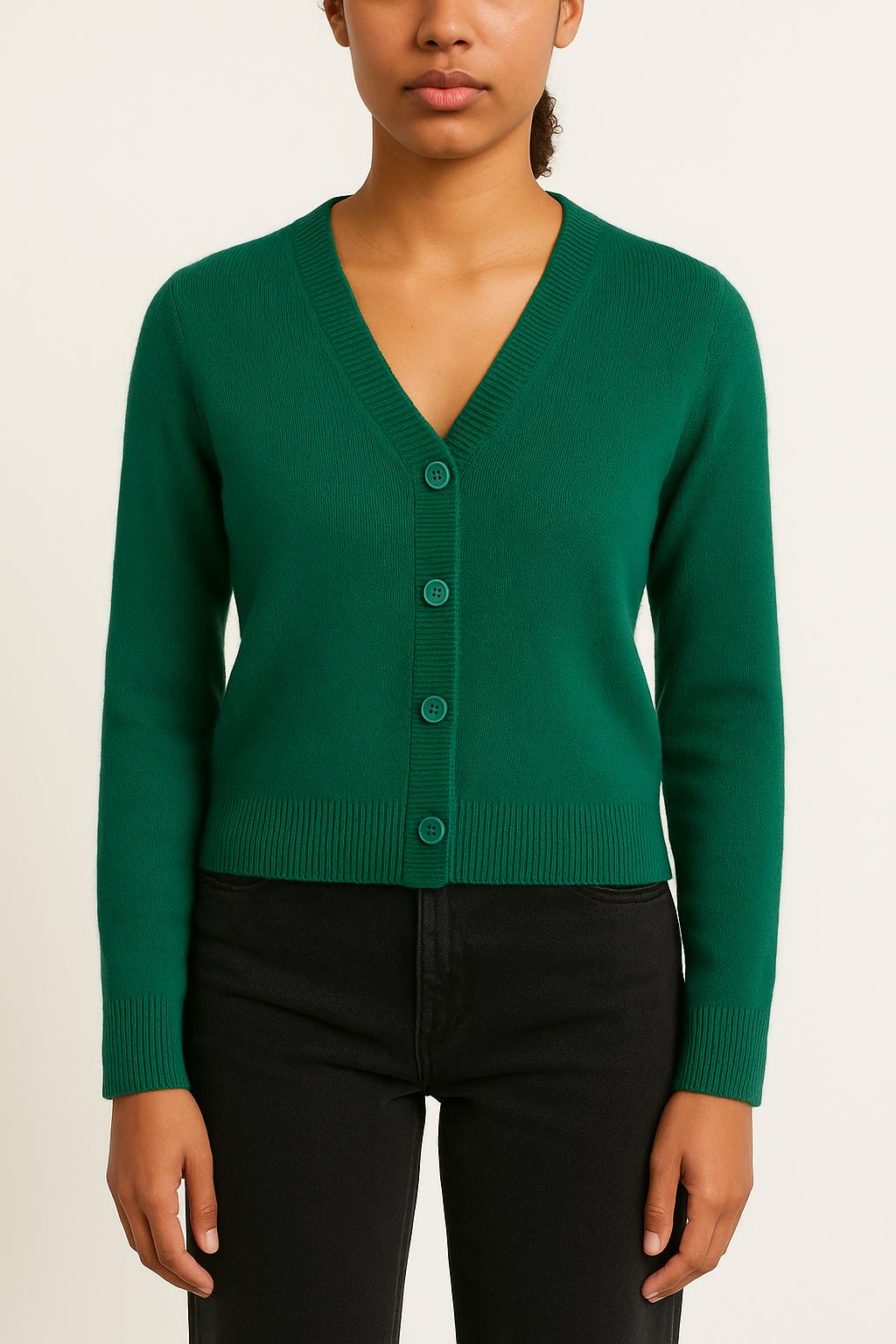 Cardigan Vert - Taille M/38 de la marque Comptoir des Cotonniers | PARAD36091 - Vendu par Paradigme - Image 1