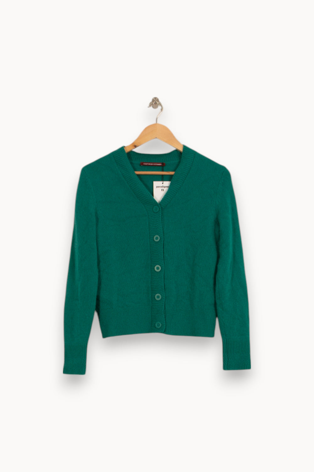 Cardigan Vert - Taille M/38 de la marque Comptoir des Cotonniers | PARAD36091 - Vendu par Paradigme - Image 2