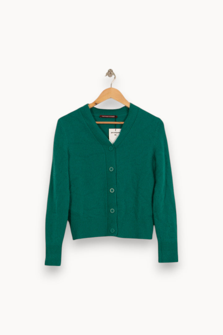 Cardigan Vert - Taille M/38 de la marque Comptoir des Cotonniers | PARAD36091 - Vendu par Paradigme - Image 2
