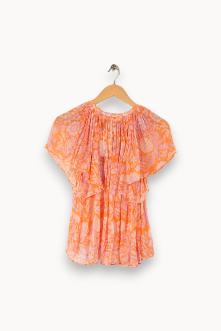 Blouse orange/rose - Taille XS/34 de la marque Vanessa Bruno | PARAD36095 - Vendu par Paradigme - Image 3