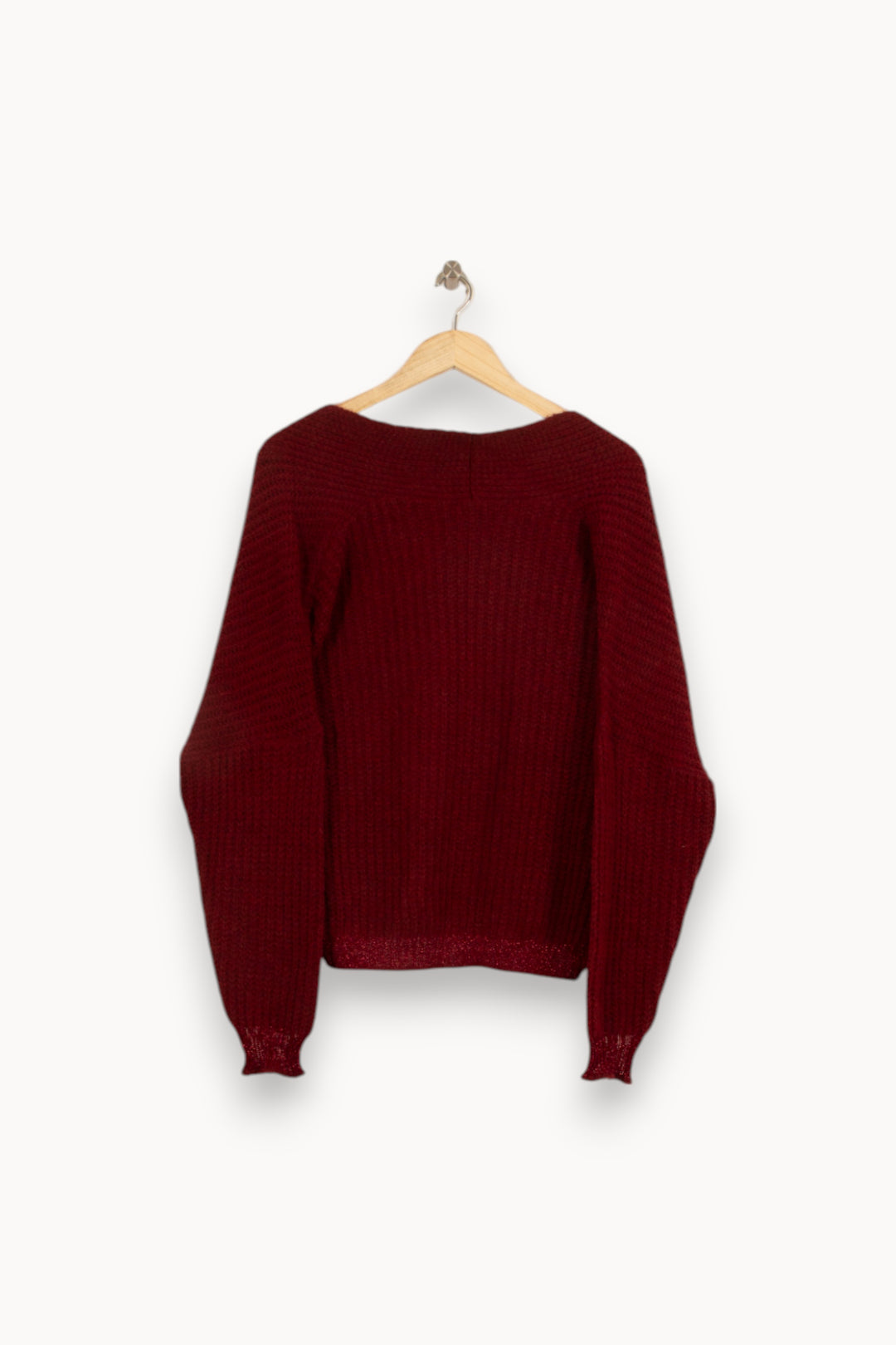 Gilet Bordeaux - Taille M/38 de la marque La Fée Maraboutée | PARAD36104 - Vendu par Paradigme - Image 4