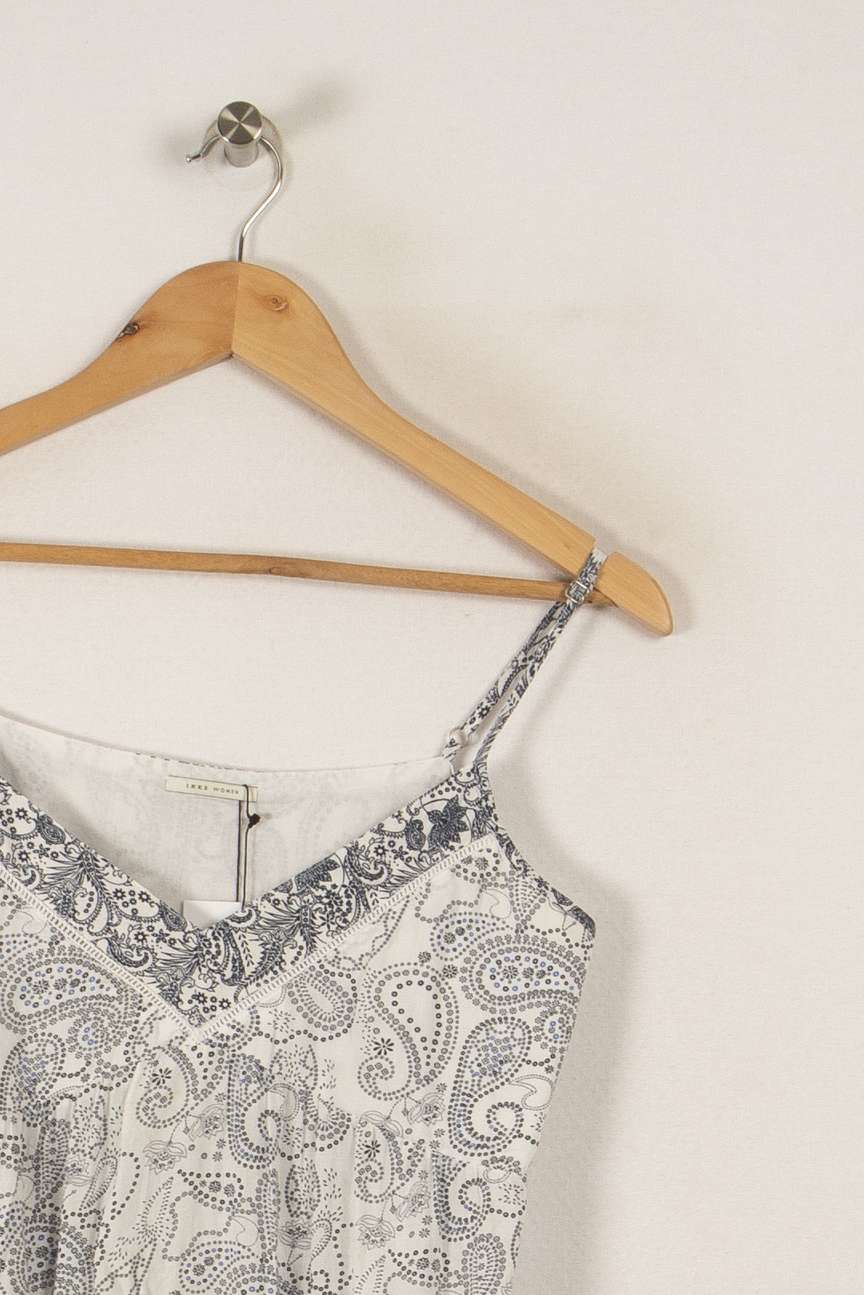 Top blanc à motifs - Taille M/38 de la marque IKKS | PARAD36122 - Vendu par Paradigme - Image 2