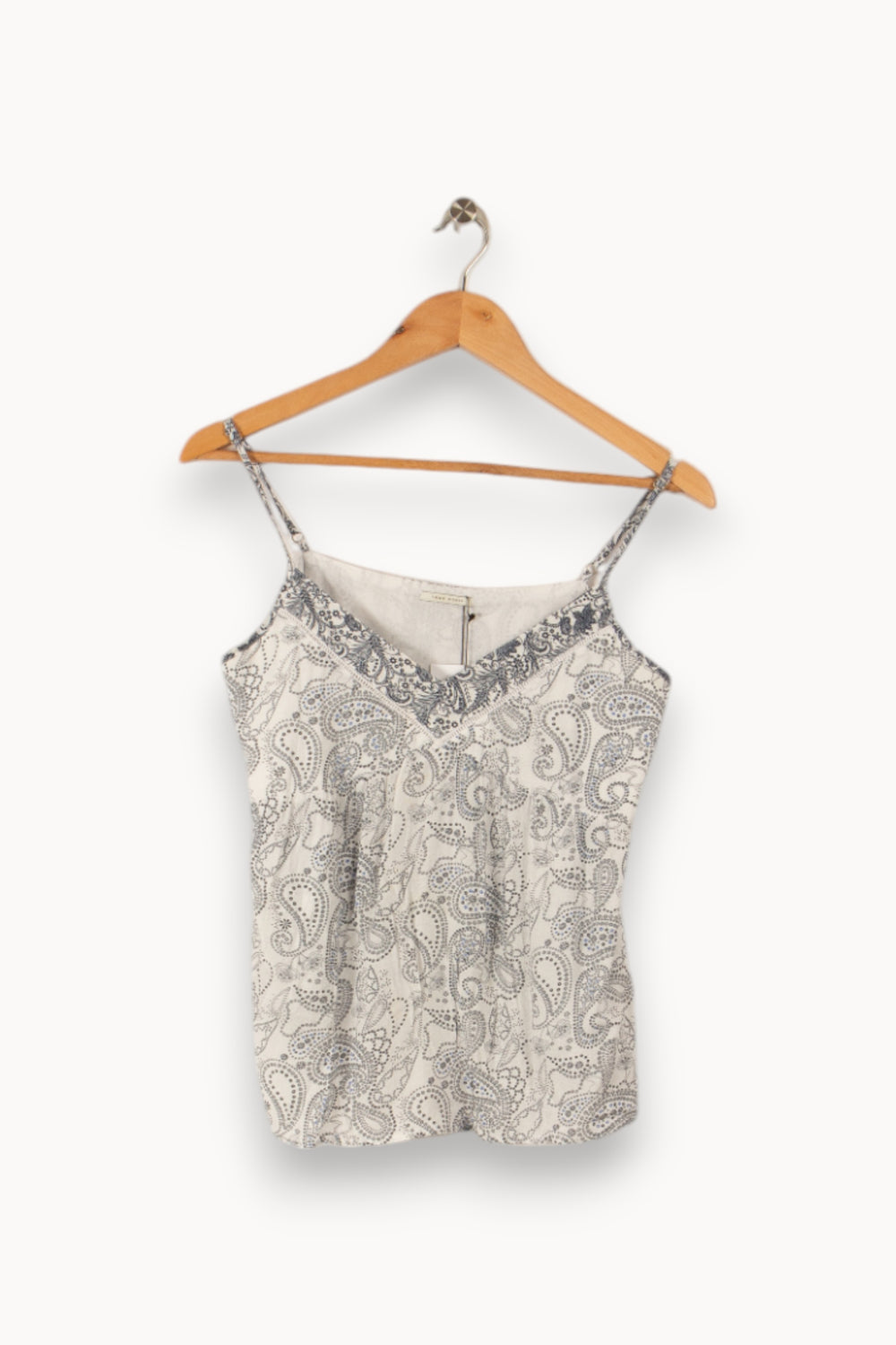 Top blanc à motifs - Taille M/38 de la marque IKKS | PARAD36122 - Vendu par Paradigme - Image 1