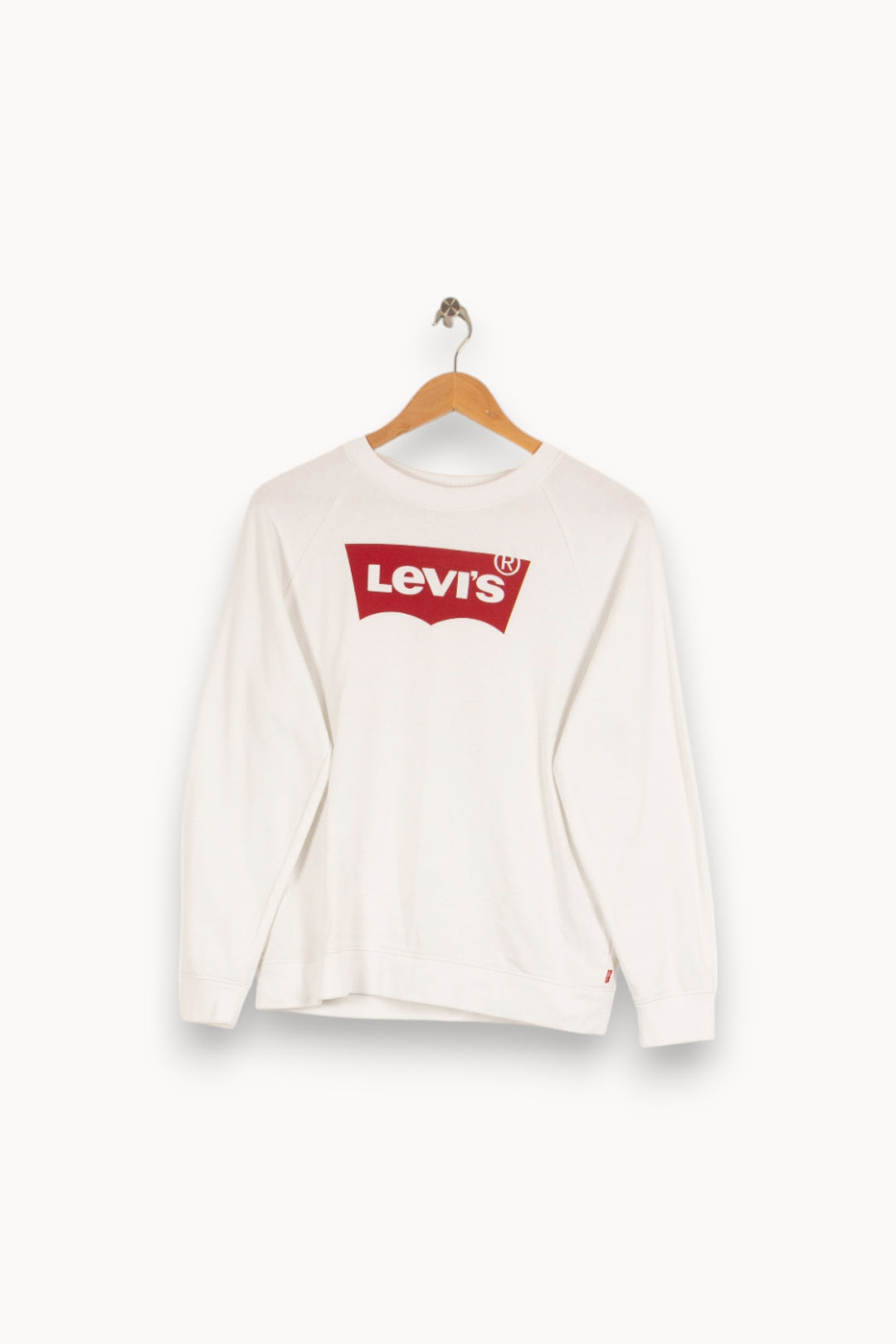 Sweatshirt blanc - Taille XS/34 de la marque Levi's | PARAD36126 - Vendu par Paradigme - Image 1