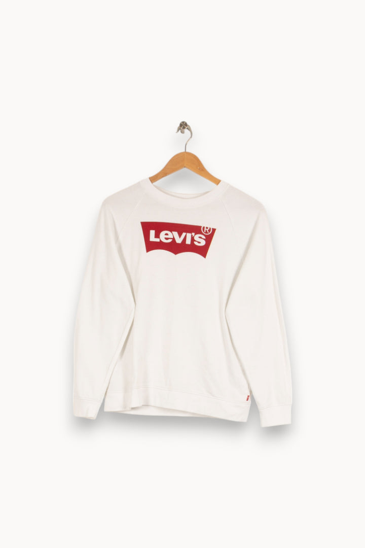 Sweatshirt blanc - Taille XS/34 de la marque Levi's | PARAD36126 - Vendu par Paradigme - Image 1