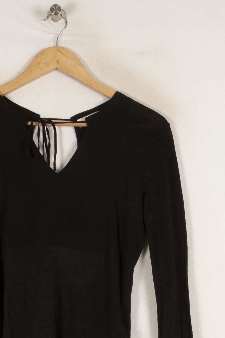Top Noir - Taille S/36 de la marque Sandro | PARAD36142 - Vendu par Paradigme - Image 2