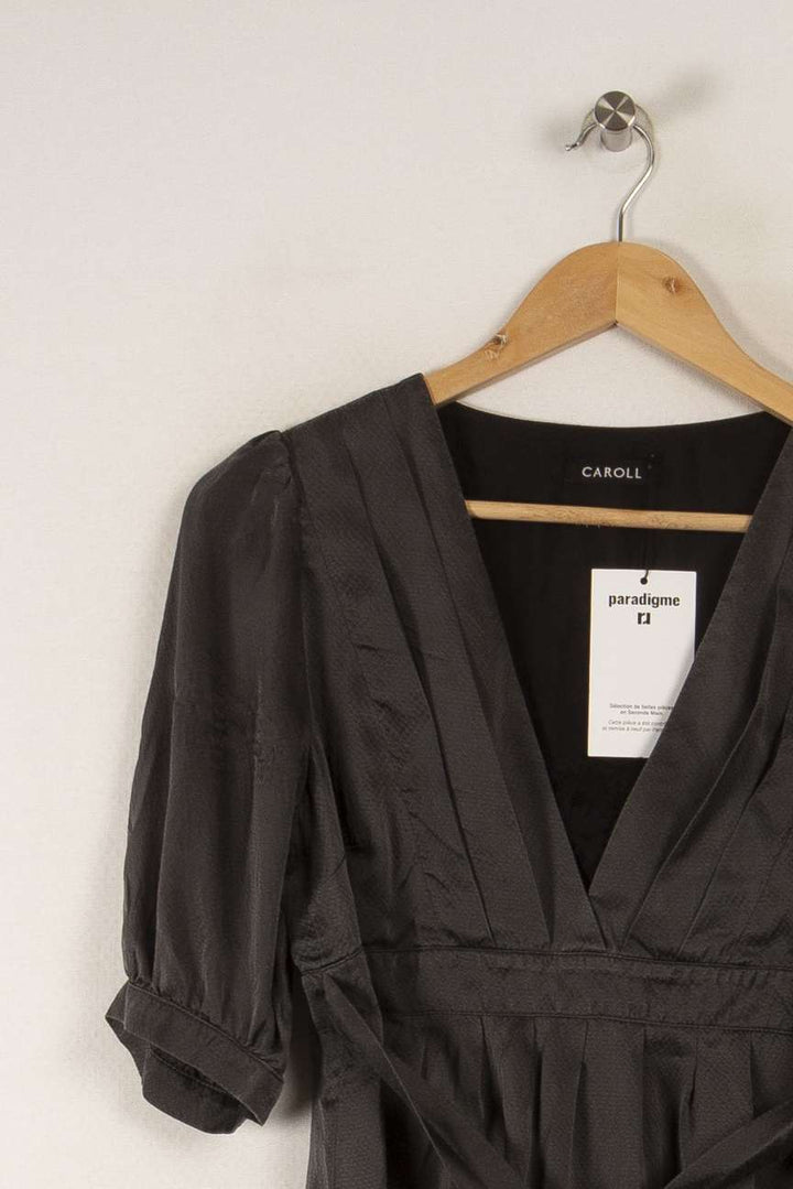 Robe grise - Taille L/40 de la marque Caroll | PARAD36155 - Vendu par Paradigme - Image 2