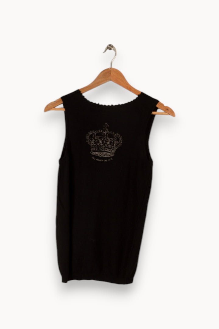 Débardeur noir - Taille M/38 de la marque IKKS | PARAD36172 - Vendu par Paradigme - Image 3