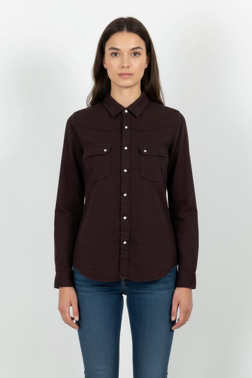 Chemise Violette - Taille M/38 de la marque ba&sh | PARAD36177 - Vendu par Paradigme - Image 1