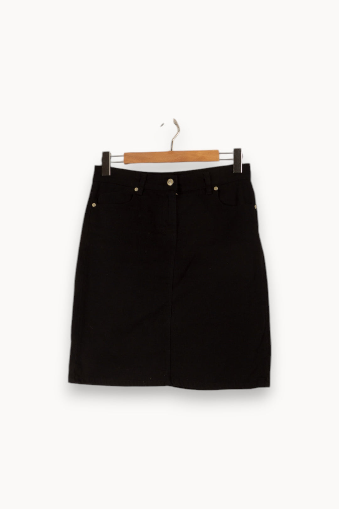 Jupe noire de la marque Caroll | PARAD36183 - Vendu par Paradigme - Image 1