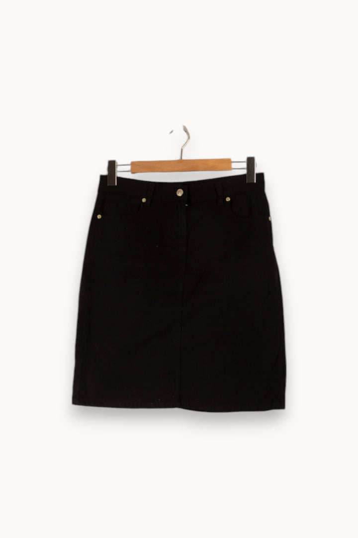 Jupe noire de la marque Caroll | PARAD36183 - Vendu par Paradigme - Image 1