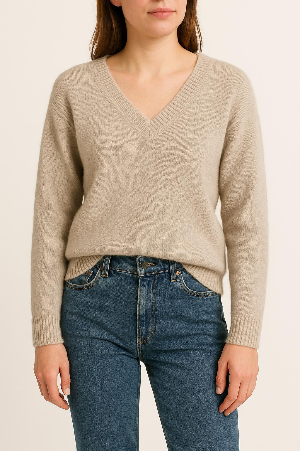 Pull Gris - Taille XS/34 de la marque Léon & Harper | PARAD36190 - Vendu par Paradigme - Image 1