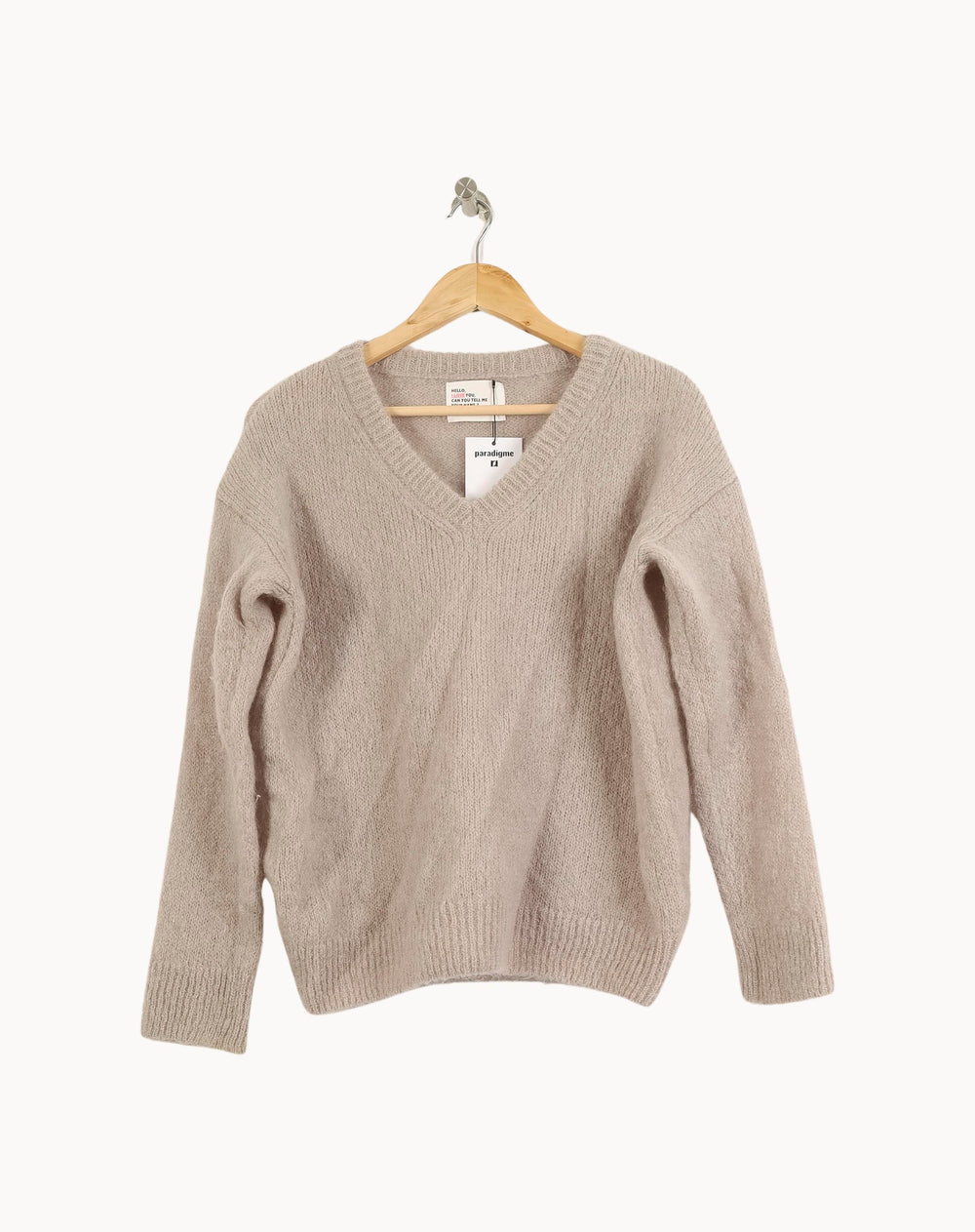 Pull Gris - Taille XS/34 de la marque Léon & Harper | PARAD36190 - Vendu par Paradigme - Image 2