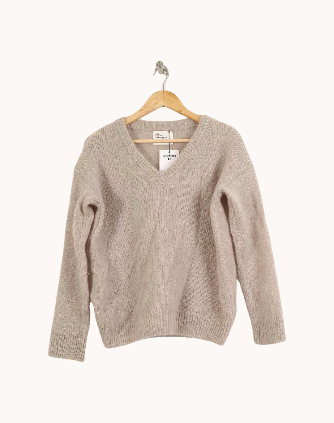 Pull Gris - Taille XS/34 de la marque Léon & Harper | PARAD36190 - Vendu par Paradigme - Image 2