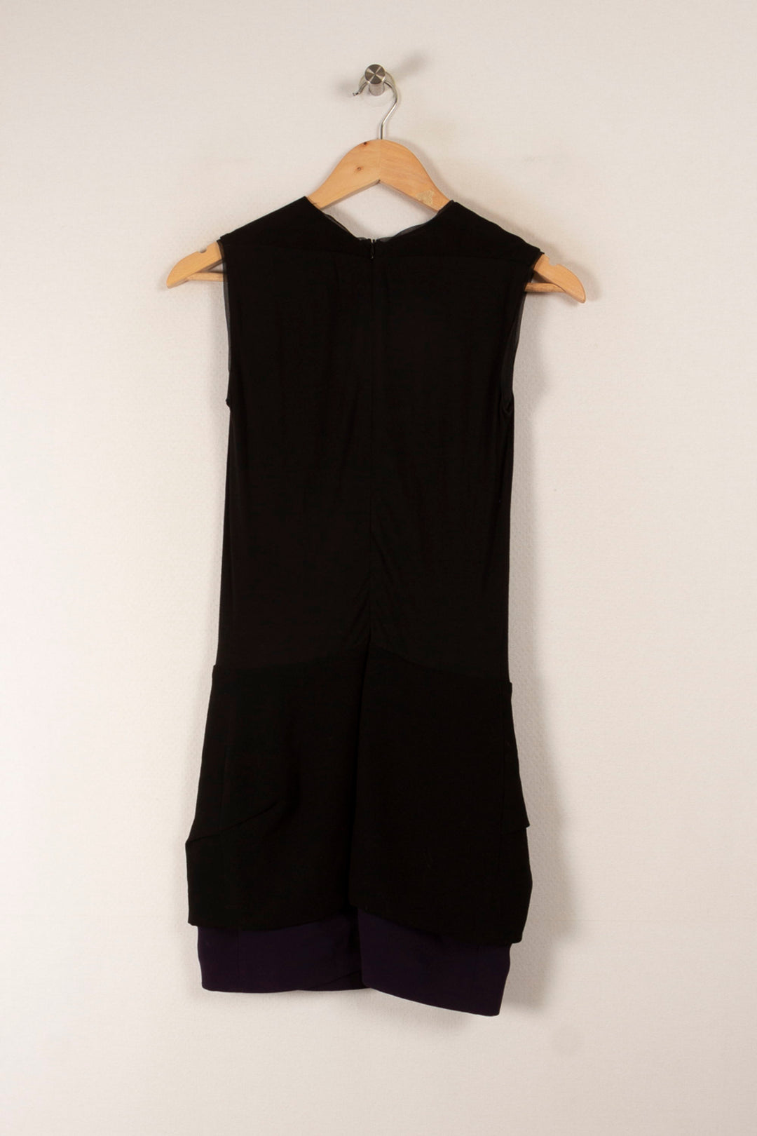 Robe Noire et Violette - Taille L/40 de la marque Maje | PARAD36203 - Vendu par Paradigme - Image 4