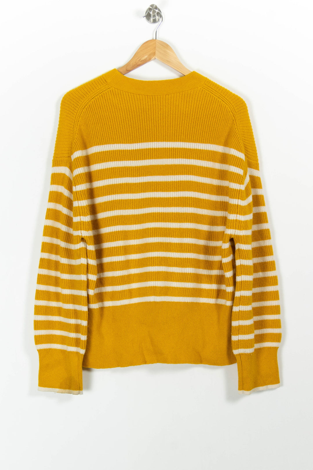 Pull jaune et blanc - Taille S/36 de la marque Closed | PARAD36214 - Vendu par Paradigme - Image 4