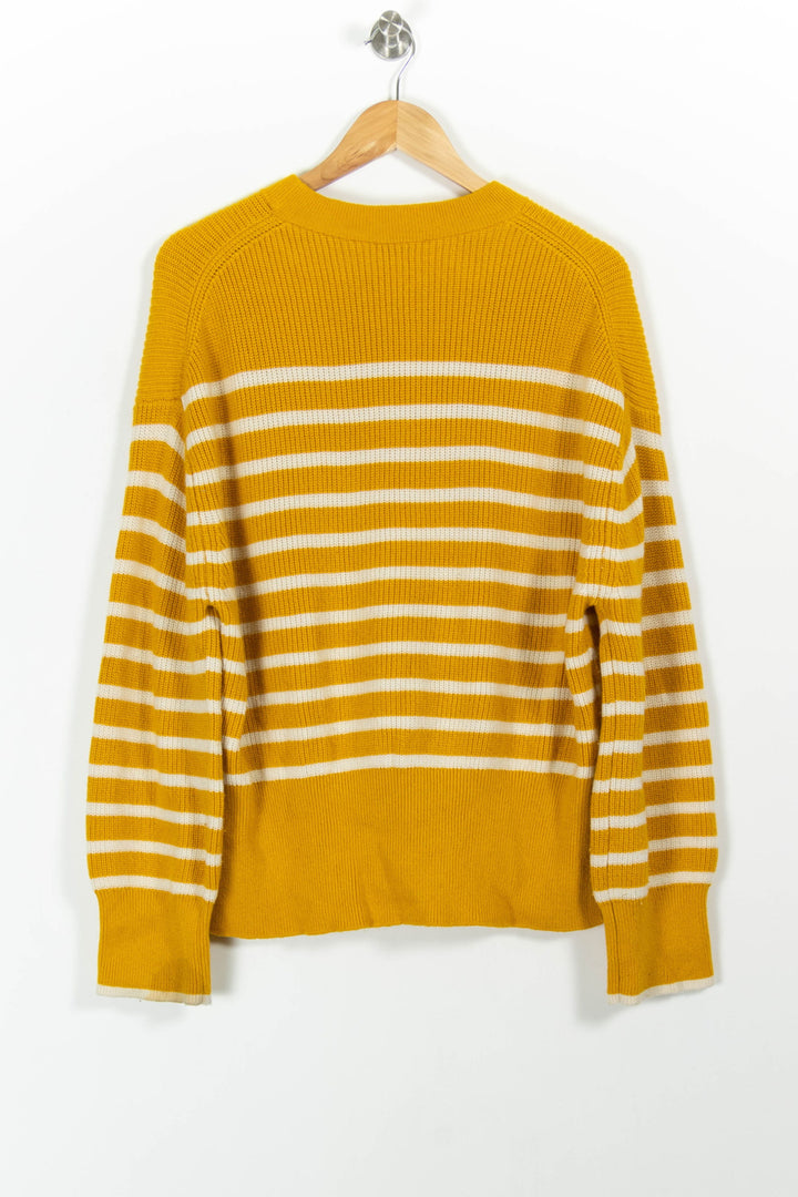 Pull jaune et blanc - Taille S/36 de la marque Closed | PARAD36214 - Vendu par Paradigme - Image 4