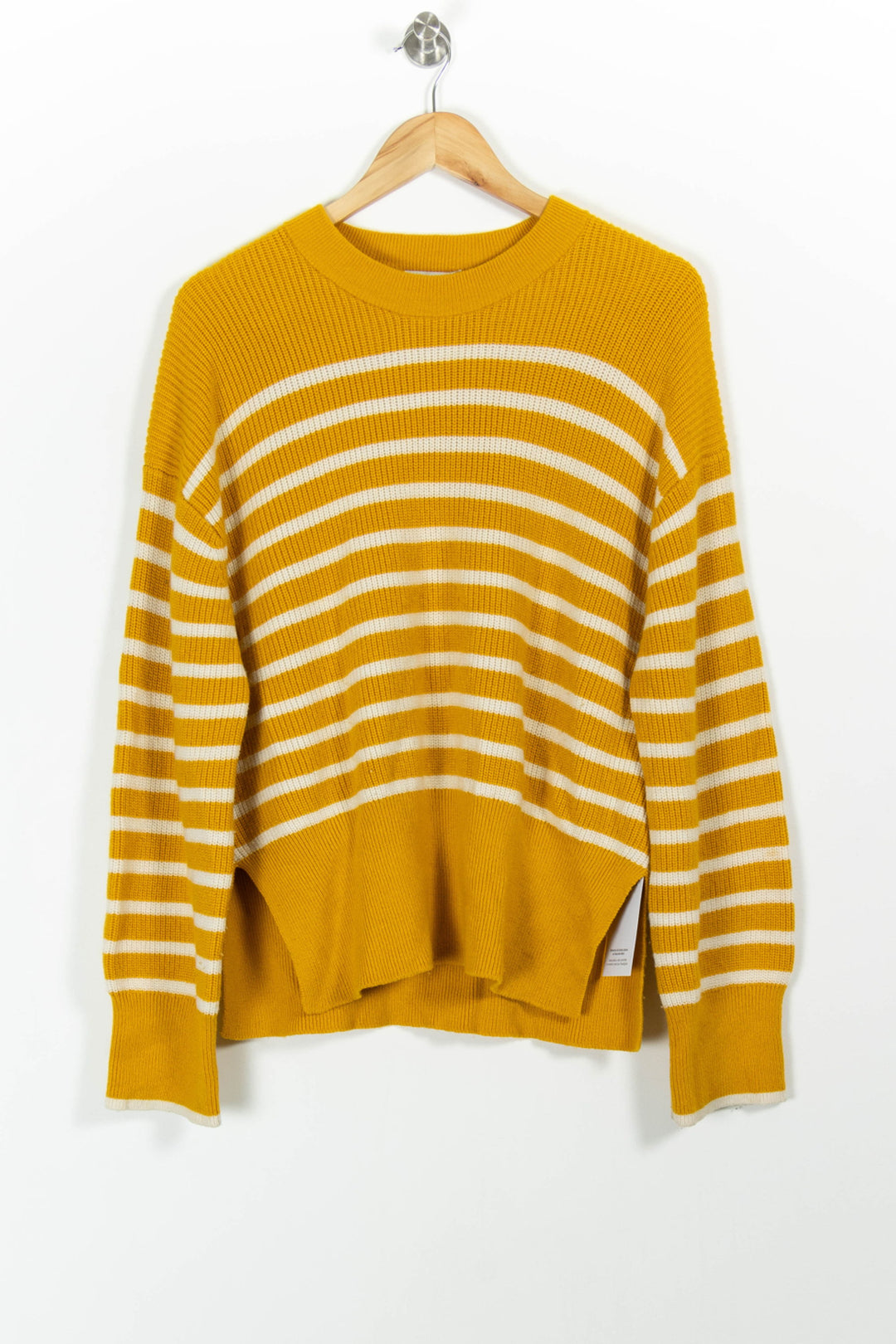 Pull jaune et blanc - Taille S/36 de la marque Closed | PARAD36214 - Vendu par Paradigme - Image 2