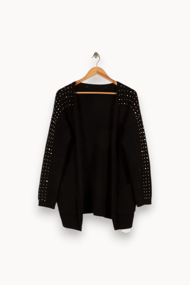 Cardigan noir - Taille M/38 de la marque One Step | PARAD36218 - Vendu par Paradigme - Image 1