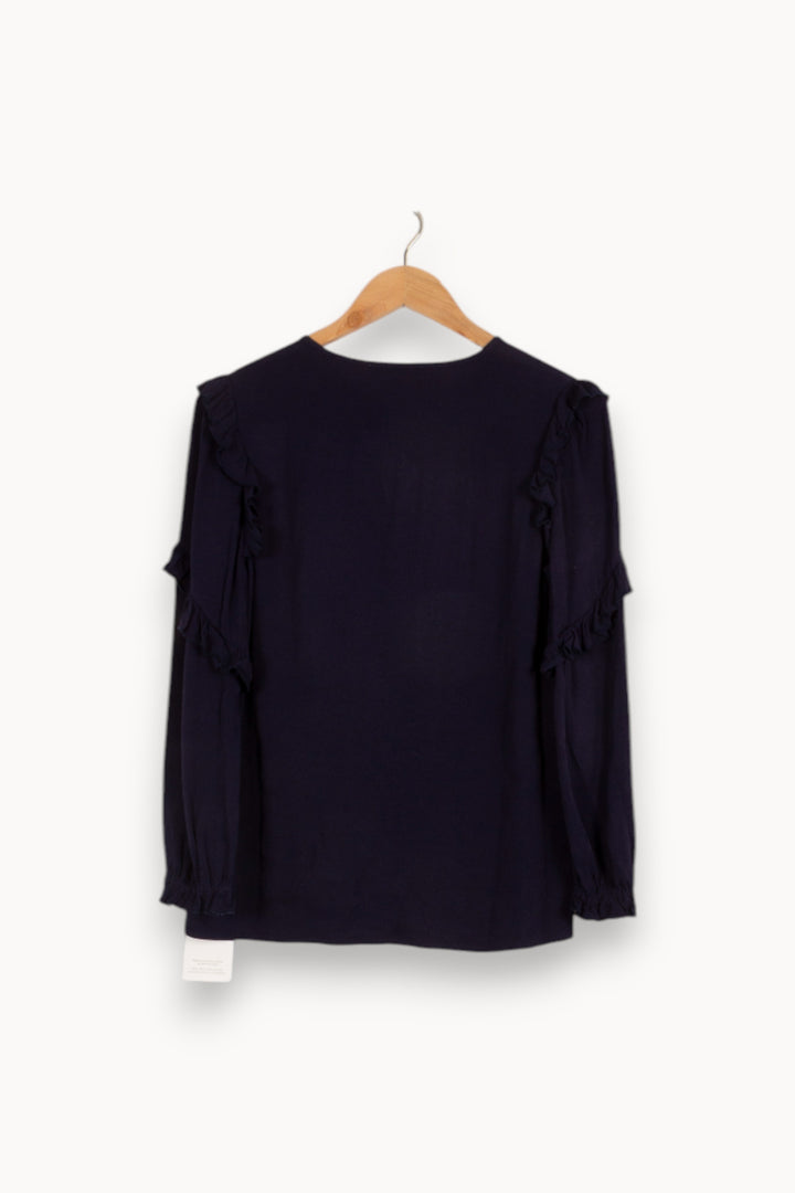 Blouse bleue - Taille S/36 de la marque Maje | PARAD36219 - Vendu par Paradigme - Image 3