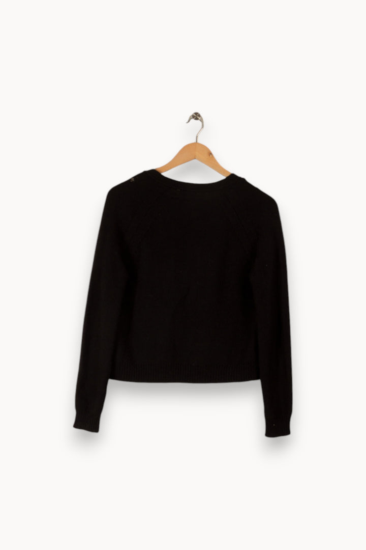 Pull noir - Taille M/38 de la marque Vanessa Bruno - Athé | PARAD36251 - Vendu par Paradigme - Image 3