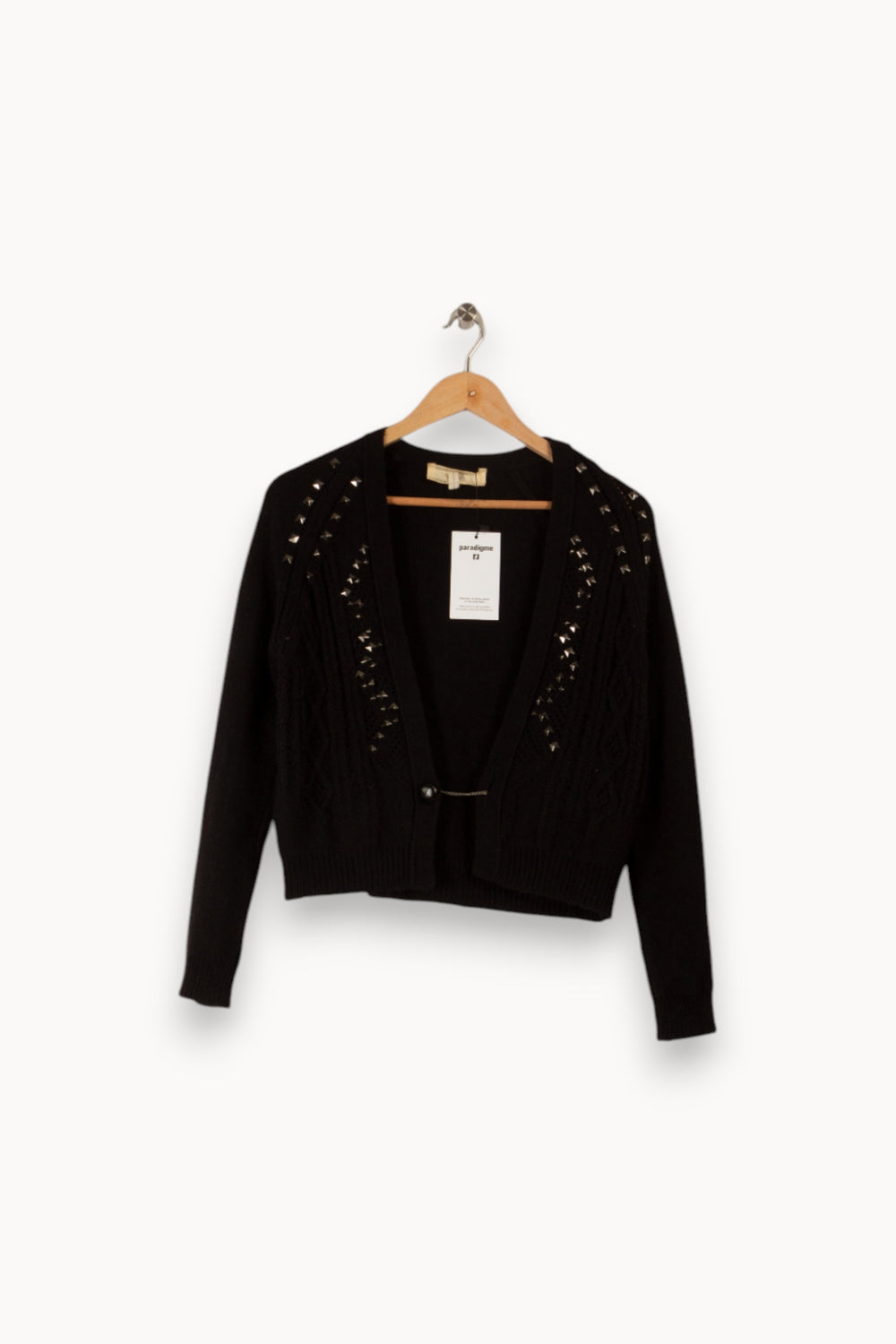 Pull noir - Taille M/38 de la marque Vanessa Bruno - Athé | PARAD36251 - Vendu par Paradigme - Image 1