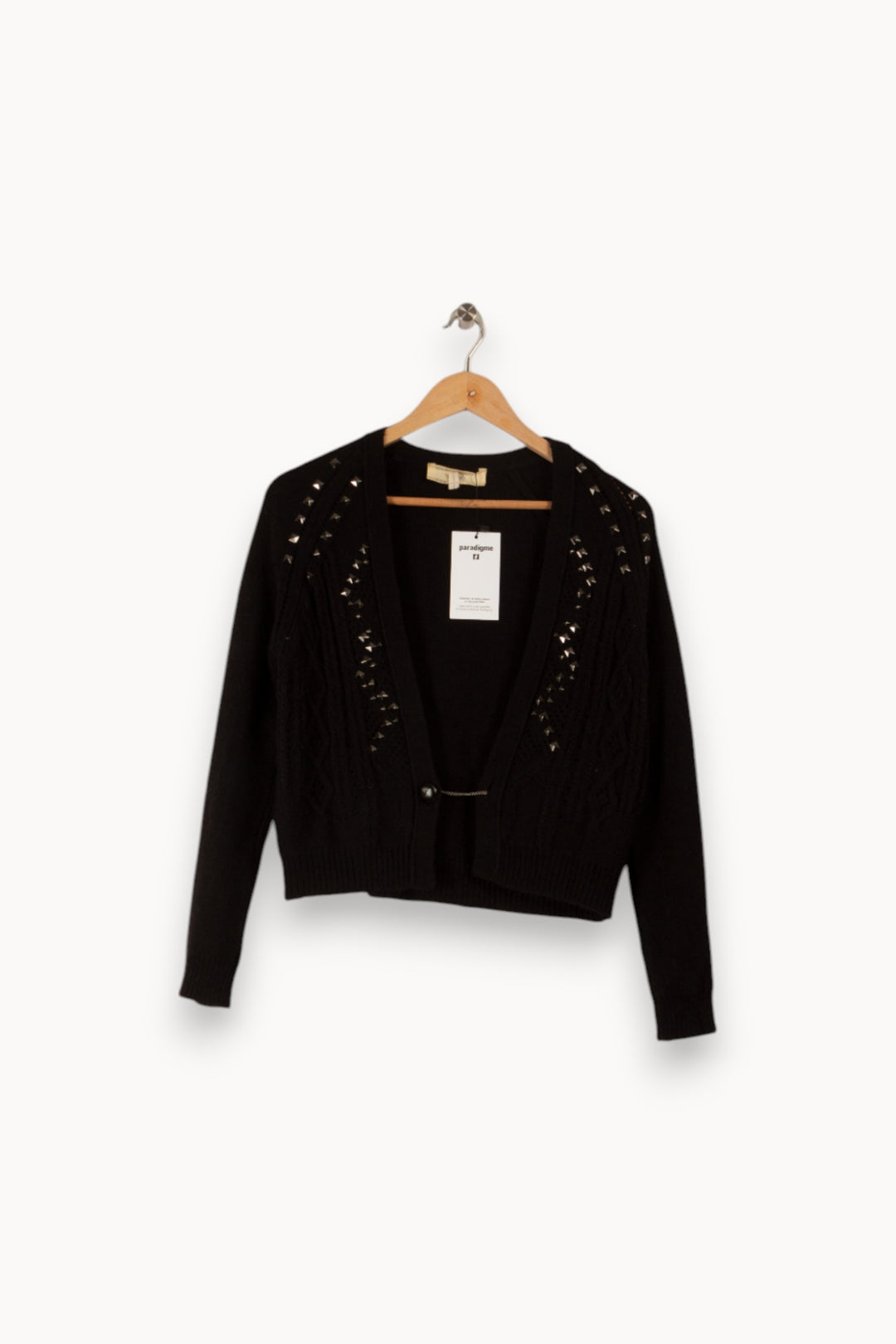 Pull noir - Taille M/38 de la marque Vanessa Bruno - Athé | PARAD36251 - Vendu par Paradigme - Image 1