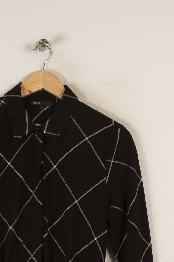 Robe noire - Taille L/40 de la marque Maje | PARAD36295 - Vendu par Paradigme - Image 2