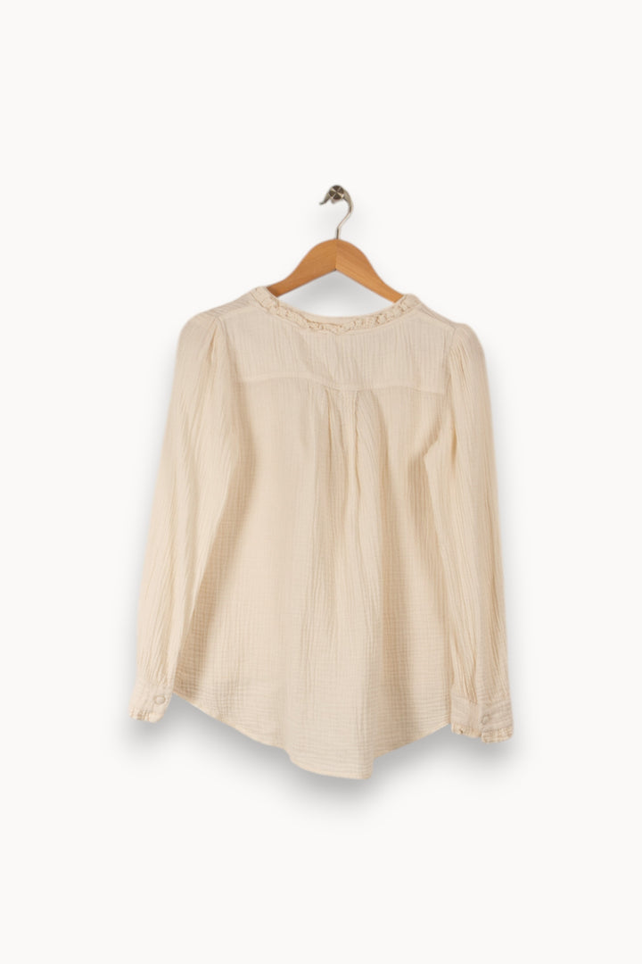Blouse beige - Taille S/36 de la marque Maison Stella & Suzie | PARAD36301 - Vendu par Paradigme - Image 3