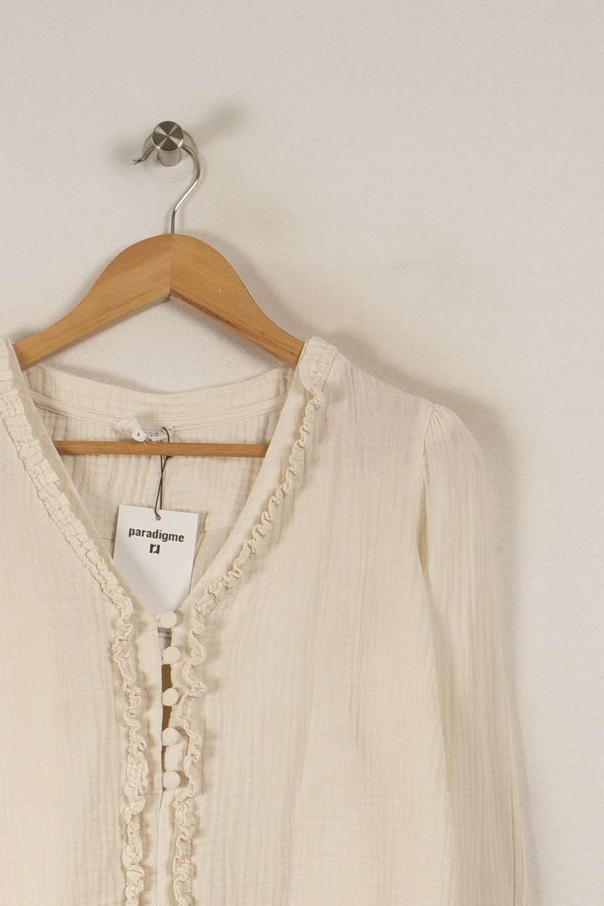 Blouse beige - Taille S/36 de la marque Maison Stella & Suzie | PARAD36301 - Vendu par Paradigme - Image 2