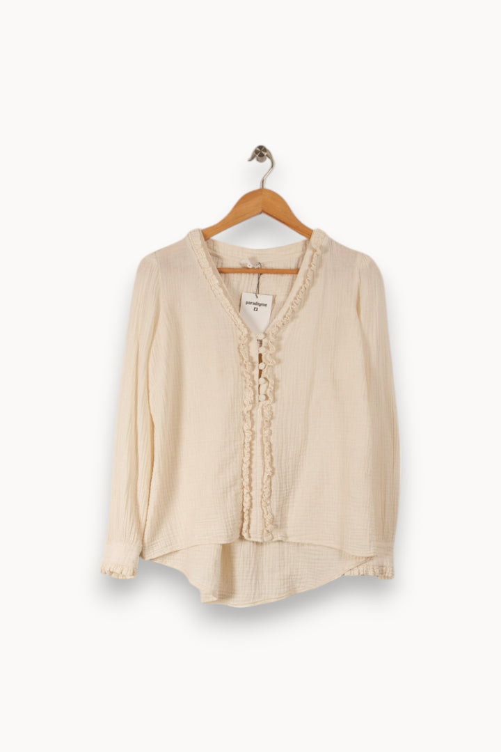 Blouse beige - Taille S/36 de la marque Maison Stella & Suzie | PARAD36301 - Vendu par Paradigme - Image 1