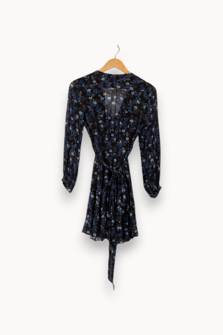 Robe noire à motifs - Taille S/36 de la marque The Kooples | PARAD36302 - Vendu par Paradigme - Image 3