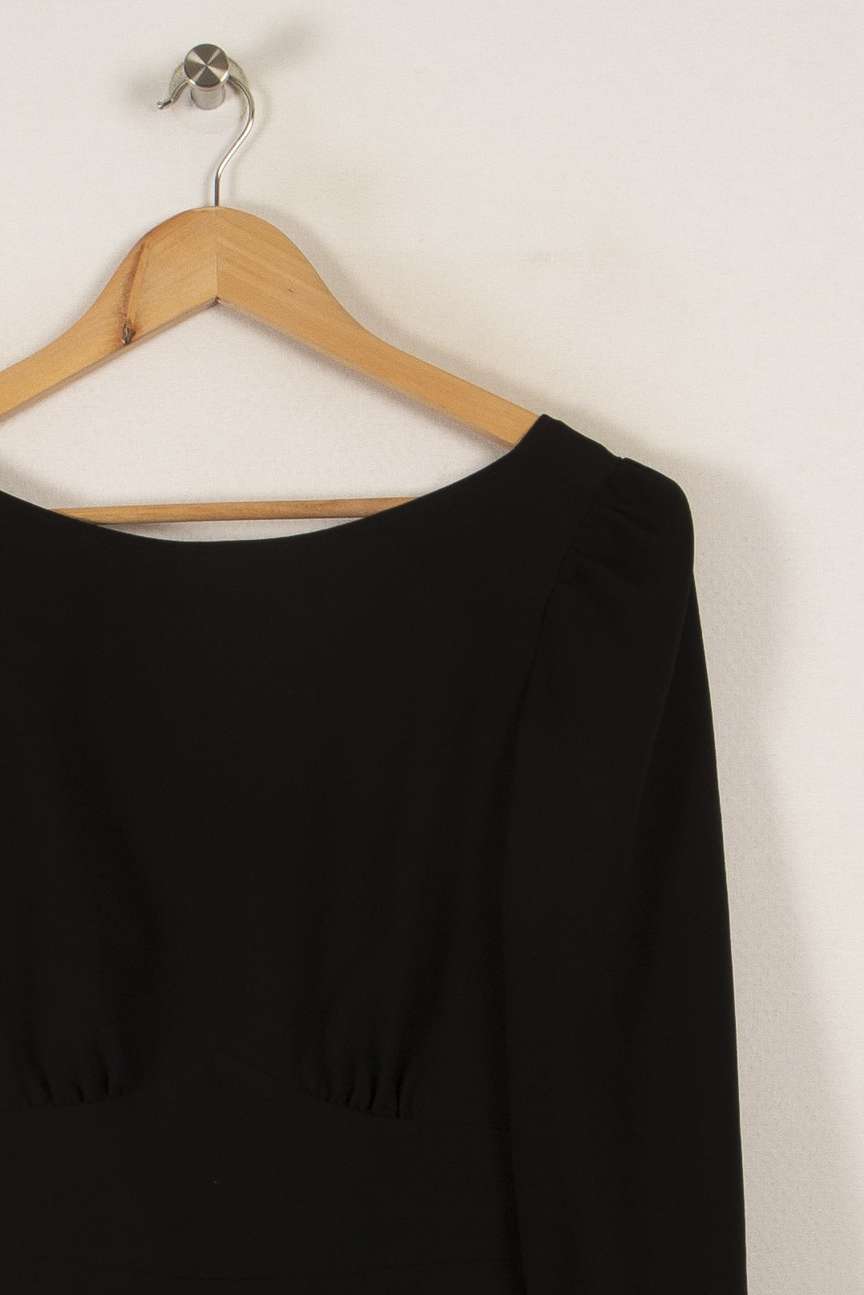 Robe noire - Taille S/36 de la marque Tara Jarmon | PARAD36314 - Vendu par Paradigme - Image 2