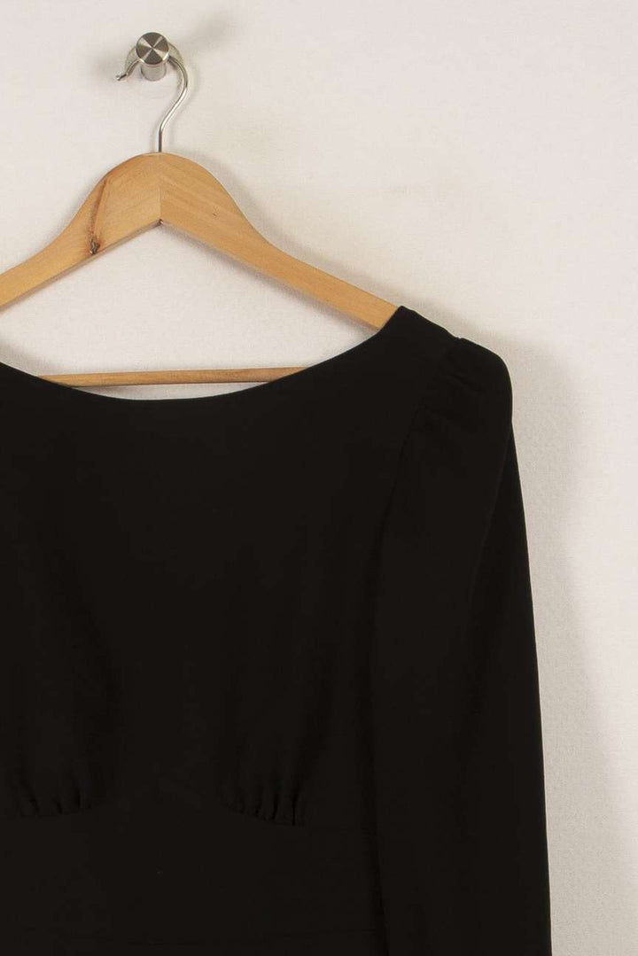 Robe noire - Taille S/36 de la marque Tara Jarmon | PARAD36314 - Vendu par Paradigme - Image 2