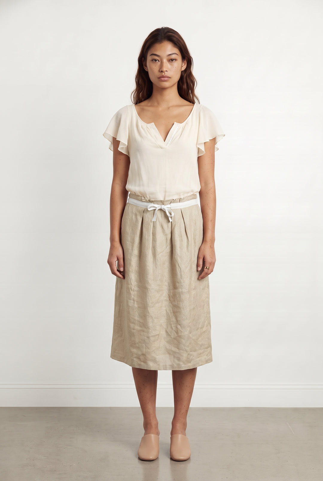 Robe beige - Taille S/36 de la marque One Step | PARAD36319 - Vendu par Paradigme - Image 1