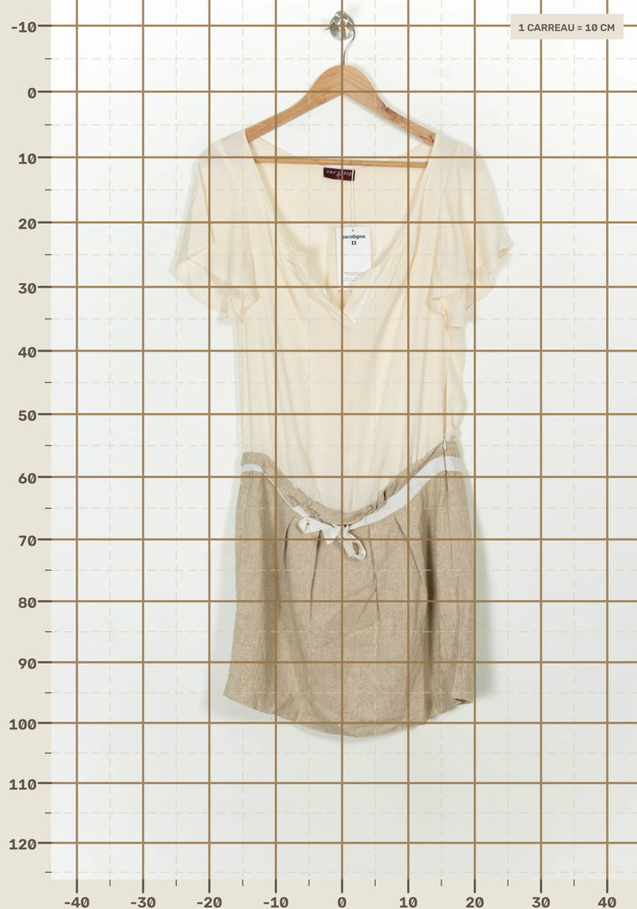 Robe beige - Taille S/36 de la marque One Step | PARAD36319 - Vendu par Paradigme - Image 4