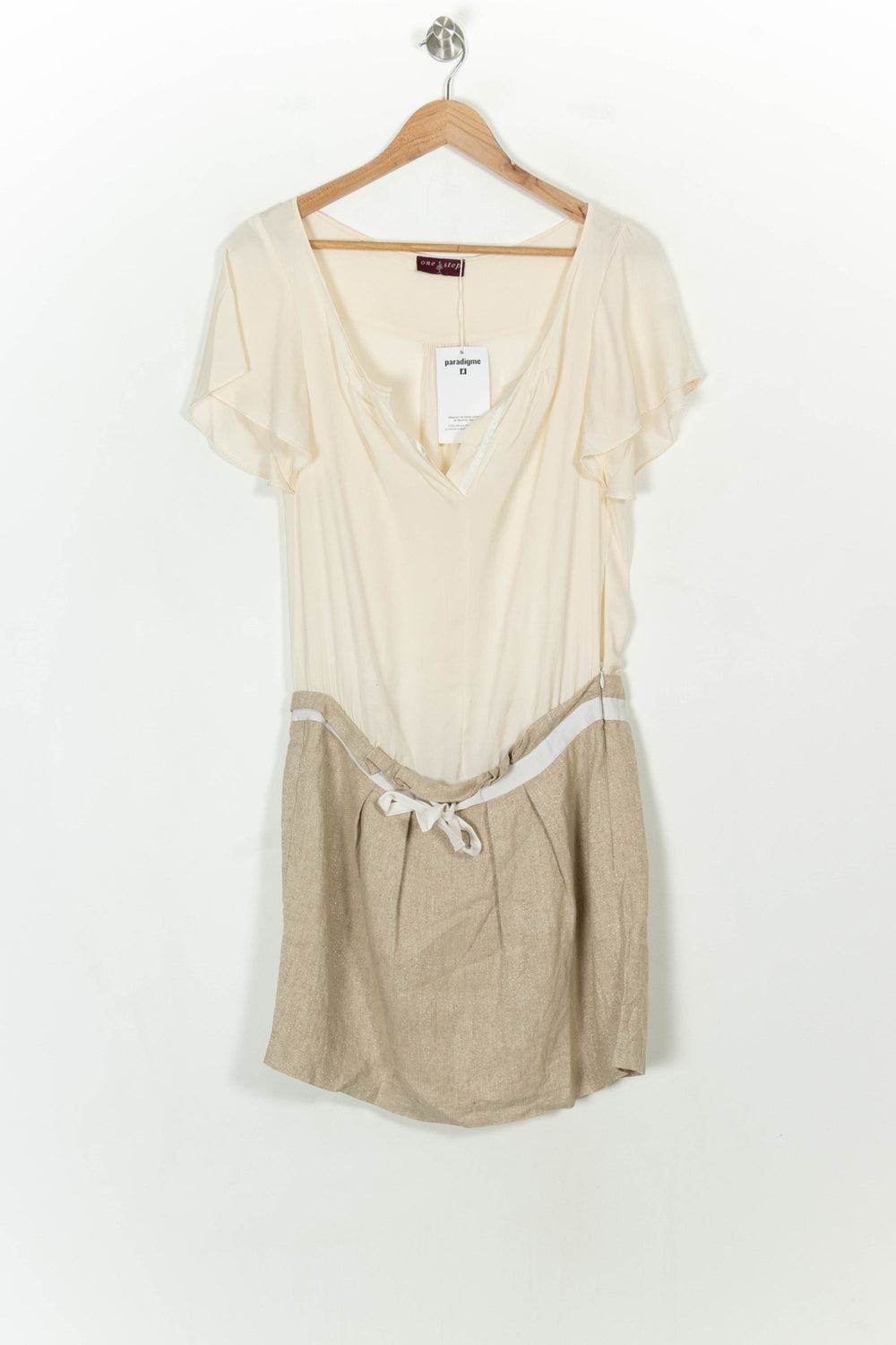 Robe beige - Taille S/36 de la marque One Step | PARAD36319 - Vendu par Paradigme - Image 2