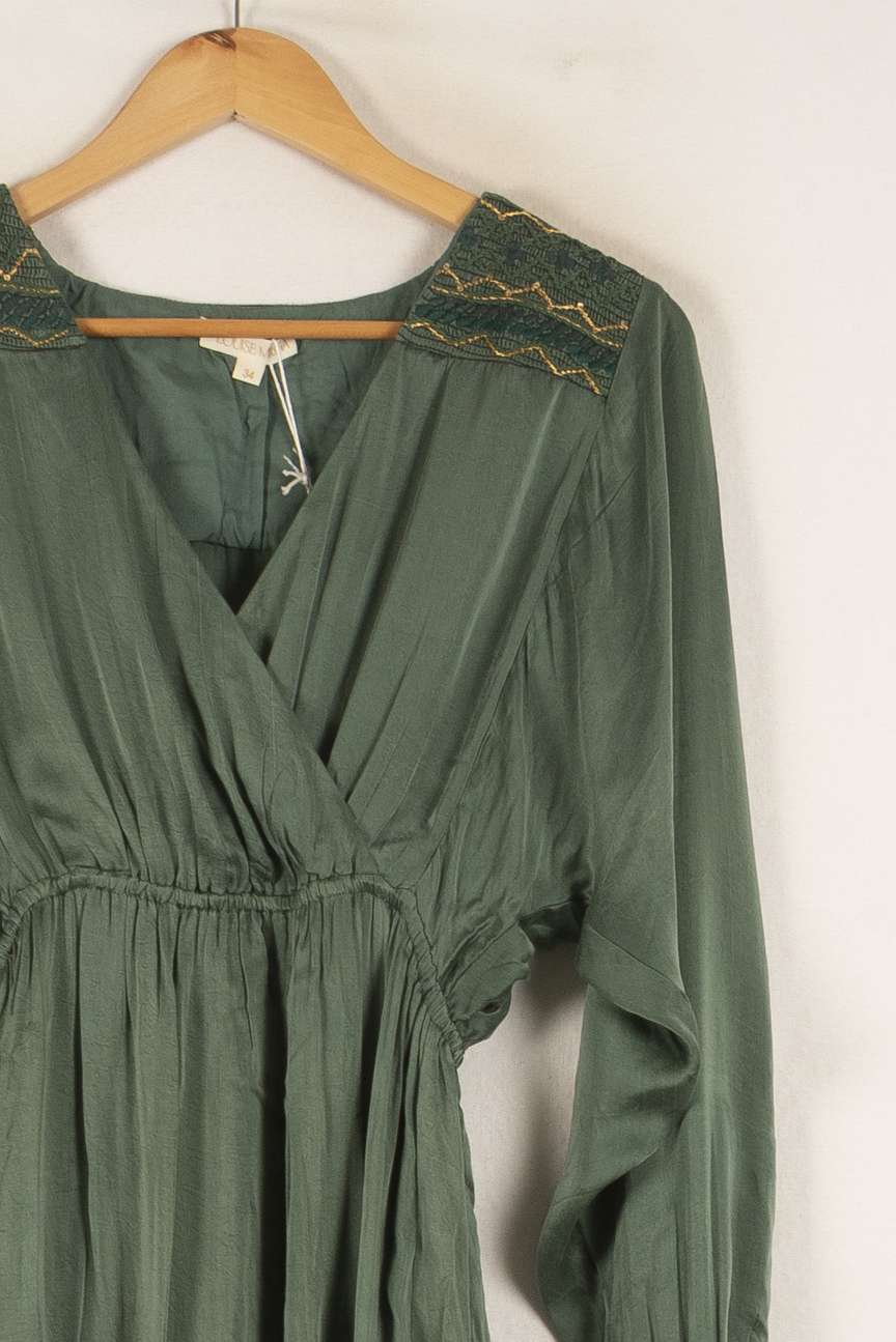 Robe Longue Verte - Taille XS/34 de la marque Louise Misha | PARAD36321 - Vendu par Paradigme - Image 3