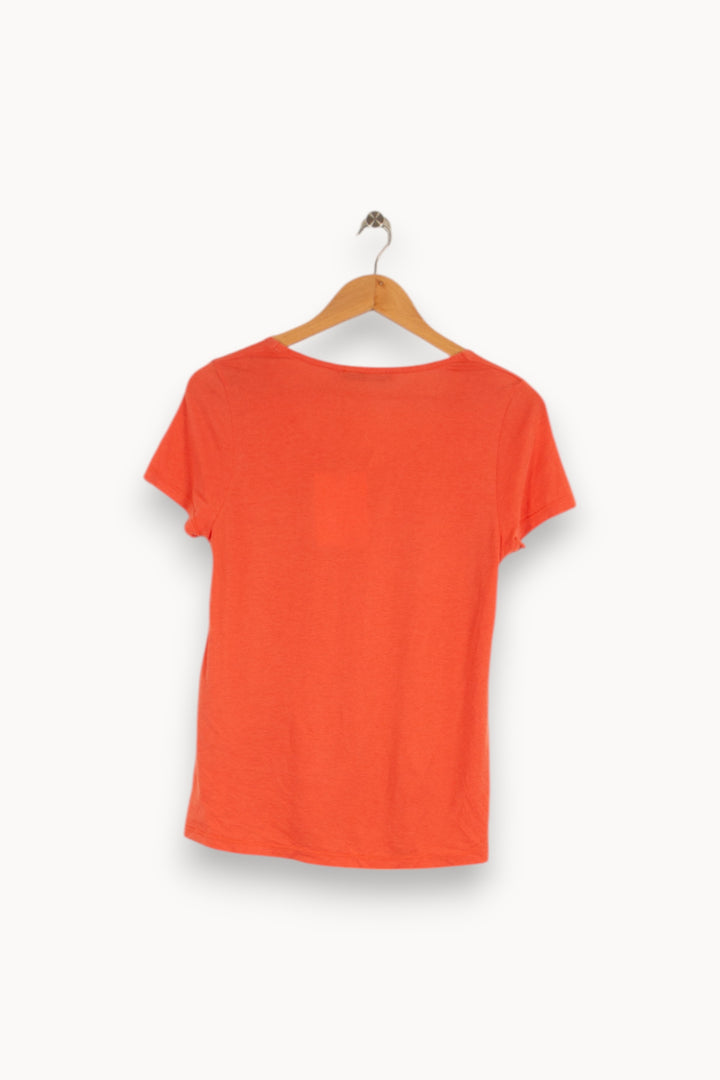 T-shirt Rose - Taille S/36 de la marque La Fée Maraboutée | PARAD36337 - Vendu par Paradigme - Image 4
