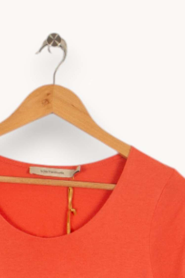 T-shirt Rose - Taille S/36 de la marque La Fée Maraboutée | PARAD36337 - Vendu par Paradigme - Image 3