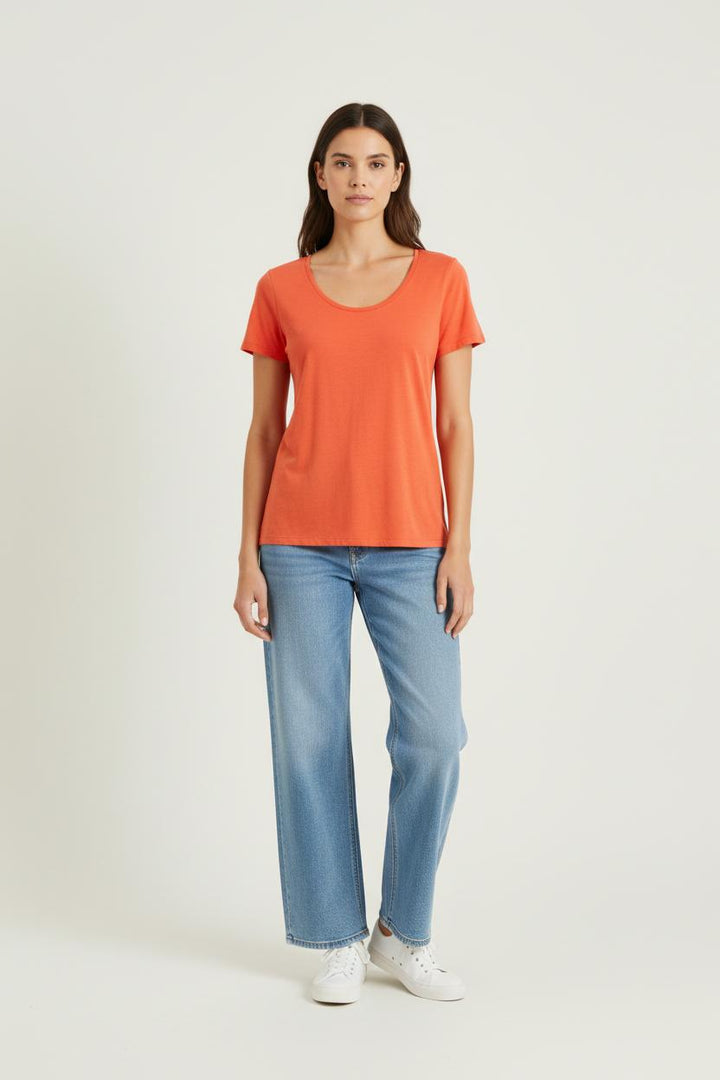 T-shirt Rose - Taille S/36 de la marque La Fée Maraboutée | PARAD36337 - Vendu par Paradigme - Image 1