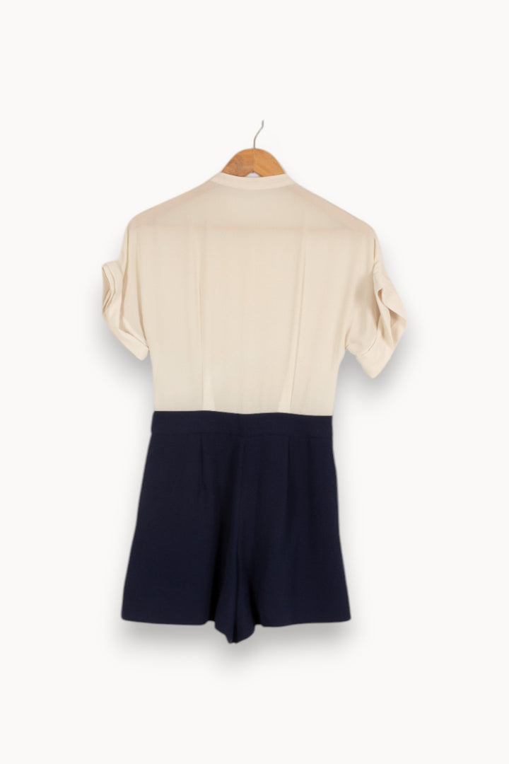 Combinaison bleue et blanche - Taille S/36 de la marque Claudie Pierlot | PARAD36346 - Vendu par Paradigme - Image 3