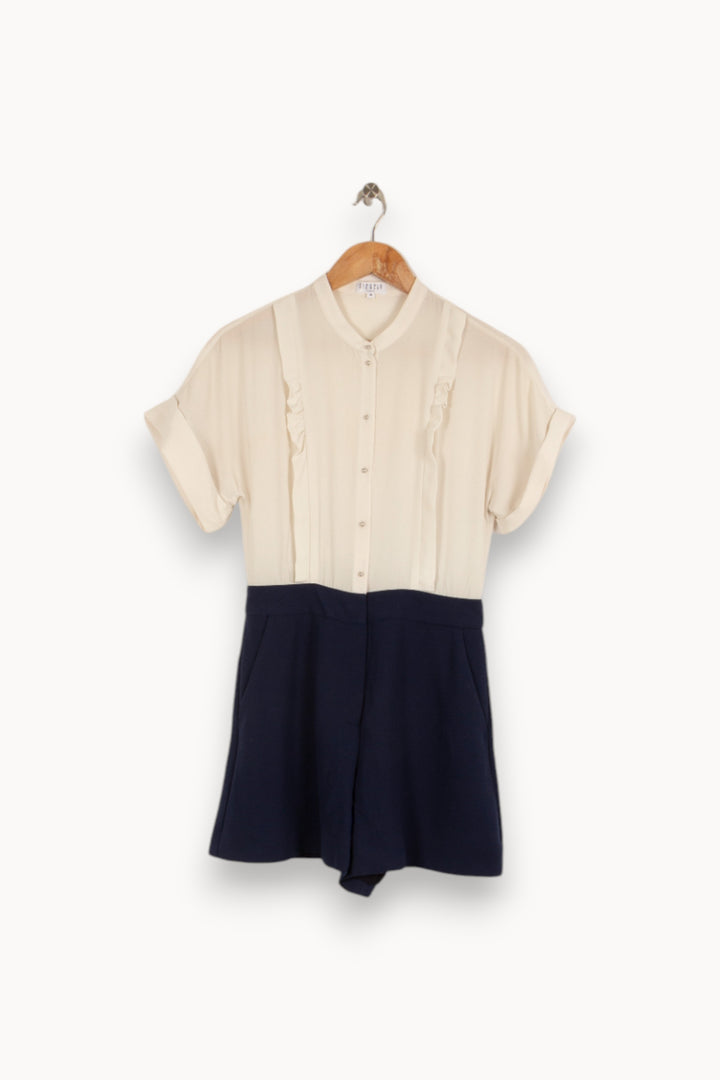 Combinaison bleue et blanche - Taille S/36 de la marque Claudie Pierlot | PARAD36346 - Vendu par Paradigme - Image 1