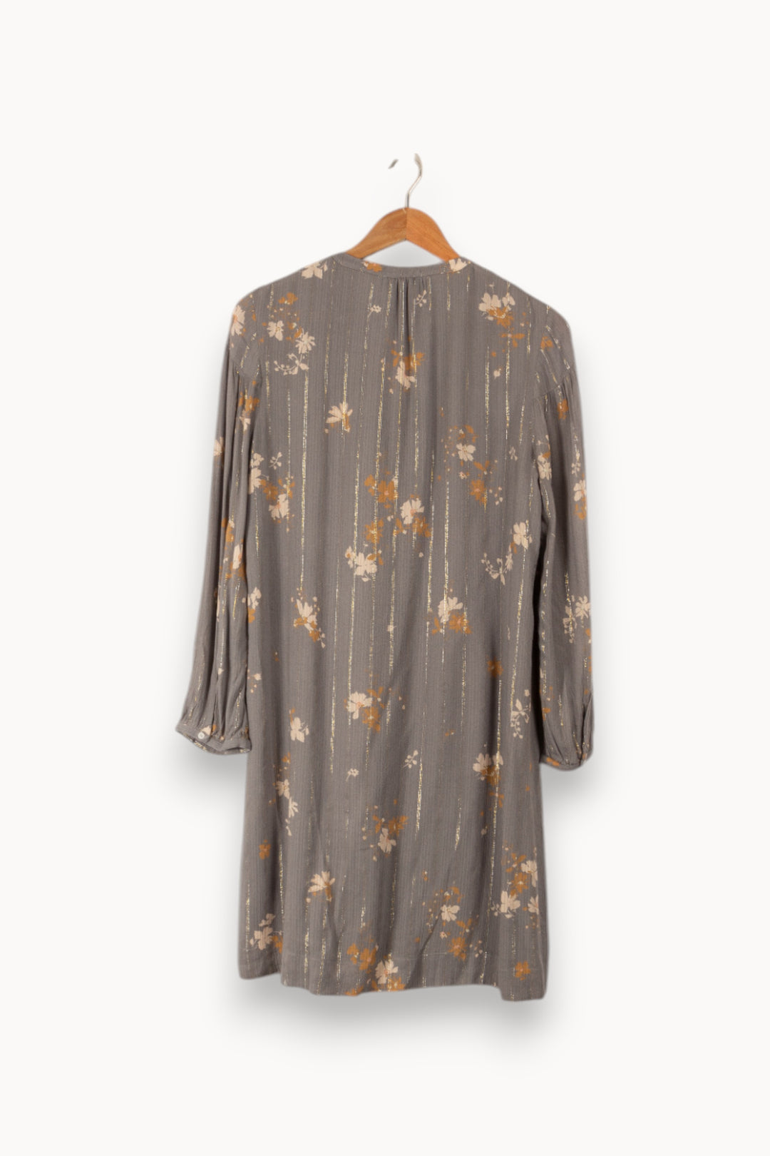Robe grise à motif - Taille L/40 de la marque Caroll | PARAD36367 - Vendu par Paradigme - Image 3