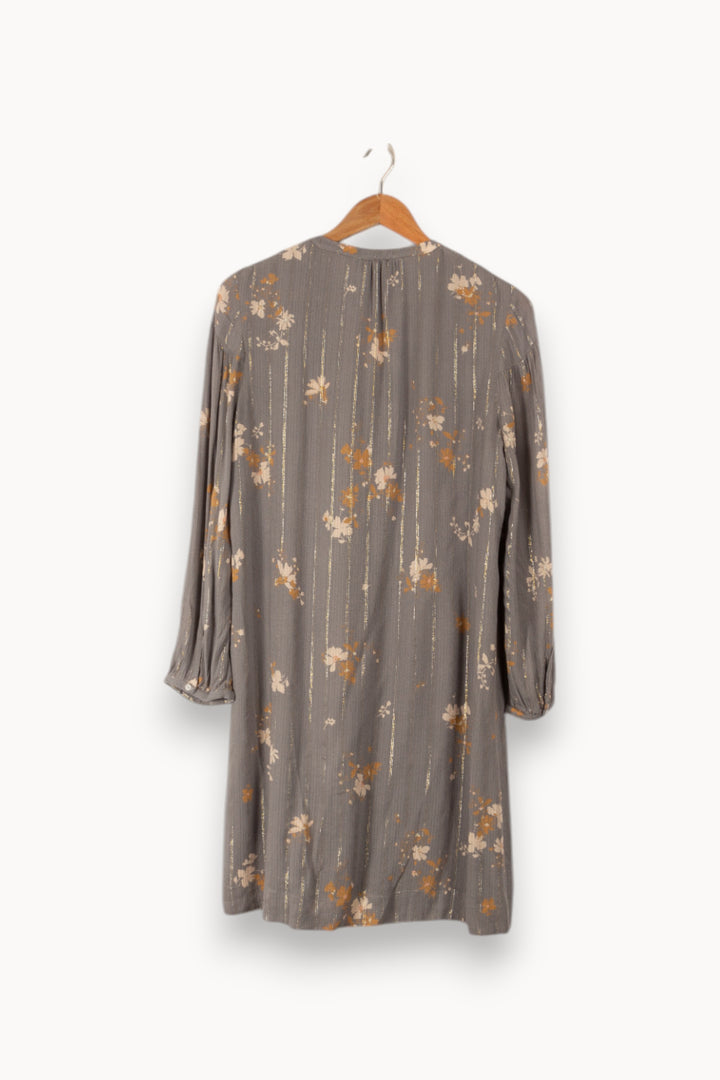 Robe grise à motif - Taille L/40 de la marque Caroll | PARAD36367 - Vendu par Paradigme - Image 3