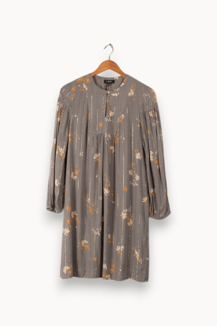 Robe grise à motif - Taille L/40 de la marque Caroll | PARAD36367 - Vendu par Paradigme - Image 1