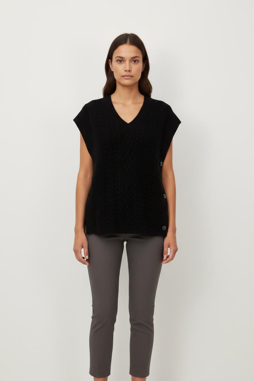 Pull Noir - Taille S/36