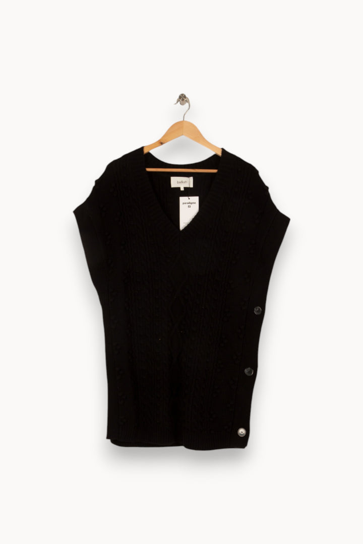 Pull Noir - Taille S/36 de la marque ba&sh | PARAD36375 - Vendu par Paradigme - Image 1